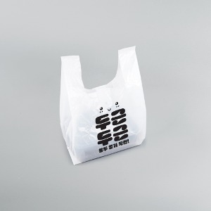 비닐봉지 MK 1호(소) 손잡이 비닐봉투 1000매 분리수거 배달 도시락포장
